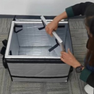 Collapsible Vpu Cooler Box For Medicine | Temperature Controll Packaging