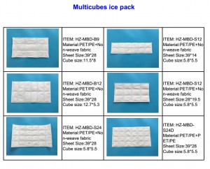 Flexible Techice Ice Packs For Coolers