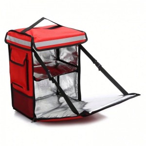 Insulated Thermal Pizza Bag Cooler Carrier Bag for Food Delivery